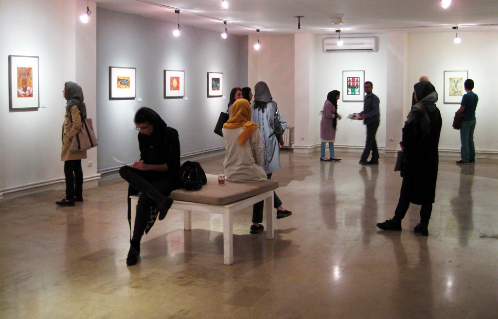 گزارش تصویری نمایشگاه آثار تصویرسازی عاشورا در گالری لاله(16 مهر95)